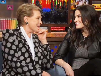 OMG: Idina Menzel & Julie Andrews Are in the Same Room Together & Talking If/Then, Adele Dazeem, The Sound of Music & More!
