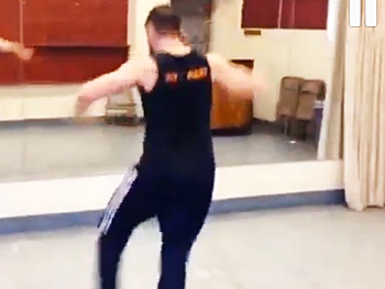 Watch Tony Awards Host Hugh Jackman Break Out the Tap Shoes & Rehearse for This Year's Ceremony!