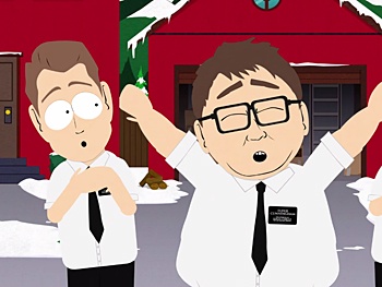 Watch the Boys of The Book of Mormon 'Head on Up to South Park' and Say 'Hello'