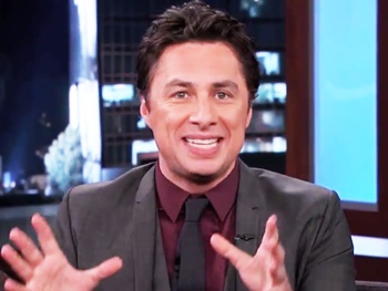 Watch Zach Braff Describe What He'll Do to You if You Fall Asleep During Bullets Over Broadway