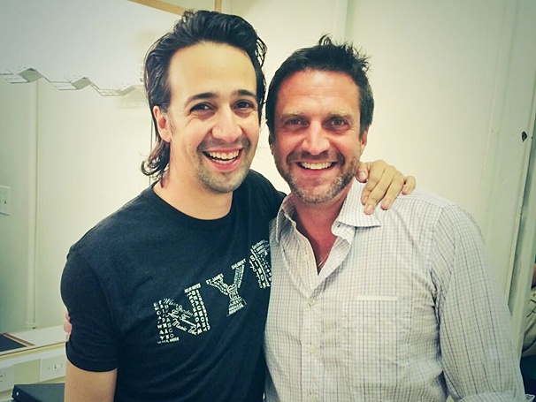 30/90 Squared! tick, tick...BOOM! Star Lin-Manuel Miranda Gets a Surprise Visit From Raul Esparza