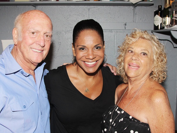 Jazz Musician Corky Hale, Mike Stoller & Melissa Errico Pay Audra McDonald a Visit at Lady Day!