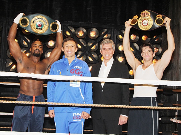 World Middleweight Champion Gennady Golovkin & Announcer Michael Buffer Get Ready to Rumble at Rocky