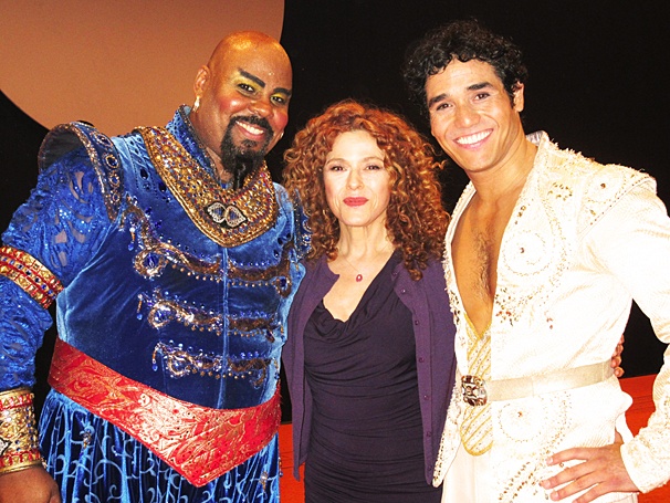 Wish Come True: Bernadette Peters Stops by Broadway’s Aladdin!