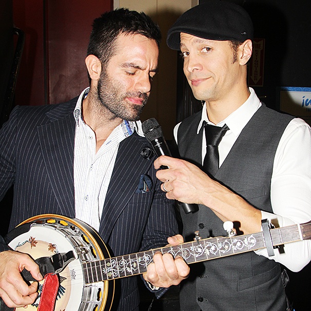 Photos! Justin Guarini, Lena Hall, Ramin Karimloo & James Monroe Iglehart Sing the Hits at Celebrity Karaoke