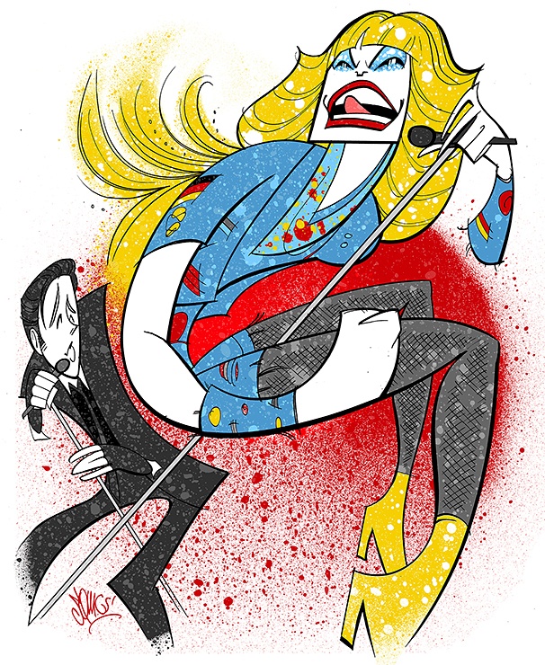 Glam Rock Portrait! Squigs Gets Glittery With New Hedwig and the Angry Inch Star Michael C. Hall