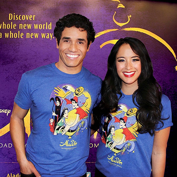 Exclusive! Get a Limited Edition Aladdin T-Shirt by Broadway.com Portrait Artist Justin ‘Squigs’ Robertson