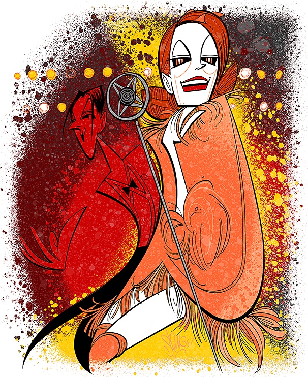 Simply Marvelous! Squigs Sketches the Toast of Mayfair, New Cabaret Star Emma Stone