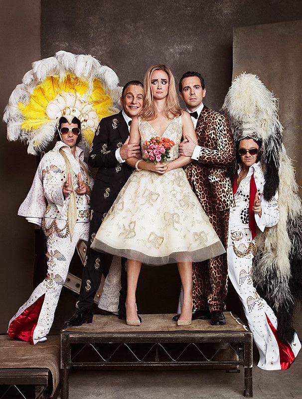 Tony Danza, Rob McClure, Brynn O’Malley & the Cast of Honeymoon in Vegas Get Hitched in Vanity Fair