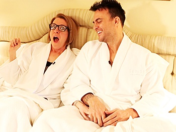Susan Blackwell Orders Up Some Nathan Lane Prank Calls & Room Service with Cheyenne Jackson on Side by Side