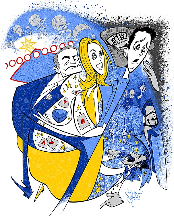 Calling All Gamblers, Showgirls & Elvii! Honeymoon in Vegas Opens Officially on Broadway