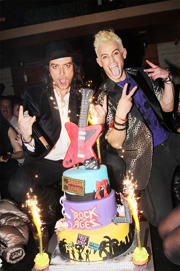 Constantine Maroulis, Frankie J. Grande & the Cast of Rock of Ages Celebrate an Epic Broadway Finale