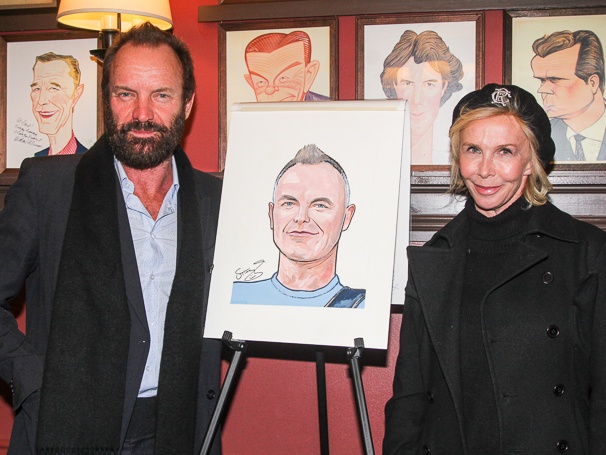 Sting Gets a Spot at Sardi’s! The Last Ship Creator & Star Is Honored with a Portrait