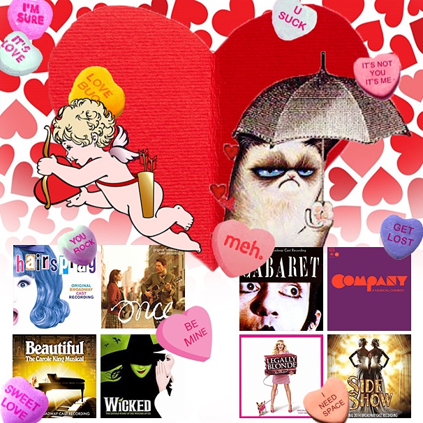 Broadway.com Playlist! The Best Songs to Swoon, Smooch, Curse & Cry To on Valentine's Day
