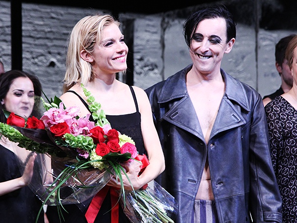 Photos! The Cast of Cabaret Welcomes New Star Sienna Miller to the Kit Kat Klub