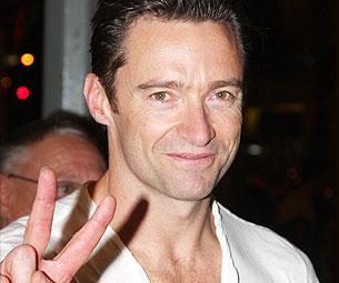 Daniel Craig & Hugh Jackman Get Ready for Rain