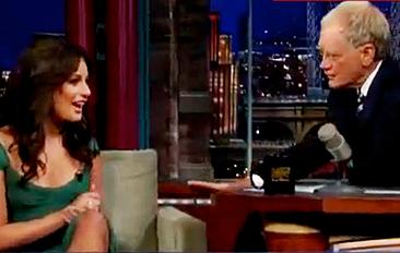 Glee’s Lea Michele Shows David Letterman Her Tattoos