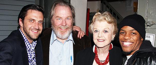 Angela Lansbury and Raul Esparza Go Out for Donuts