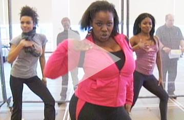 In Rehearsal with the Stars of Dreamgirls at the Apollo