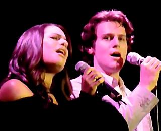 Lea Michele and Jonathan Groff Perform a Special Musical Mash-up for Charity