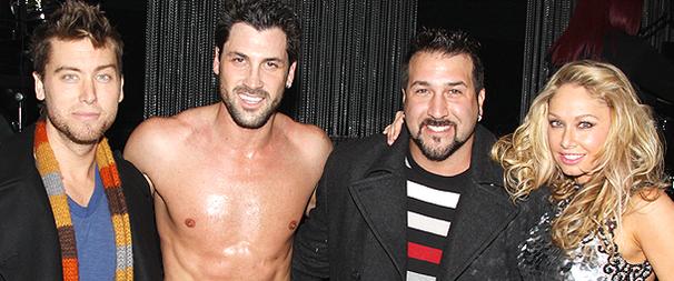 'N Sync, Broadway and Dancing Vets Joey Fatone and Lance Bass Visit Burn the Floor