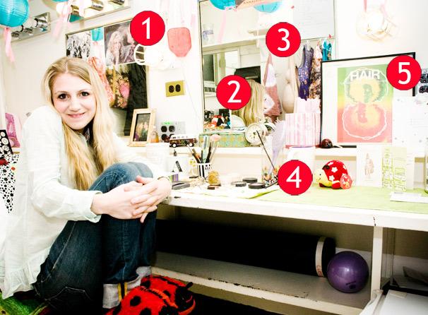 Hair Star Annaleigh Ashford Feels the Love in Her Backstage Space