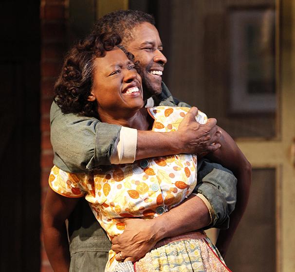 Exclusive! A First Look at Denzel Washington and Viola Davis On Stage in Fences