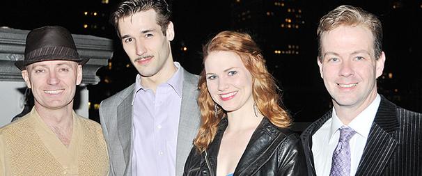 The Cast of The 39 Steps Laughs it Up at Off-Broadway Opening