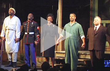 Building Fences on Broadway with Denzel, Viola and Opening Night Guests