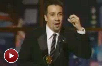 Flashback! Lin-Manuel Miranda Makes a Hat at the 2008 Tony Awards