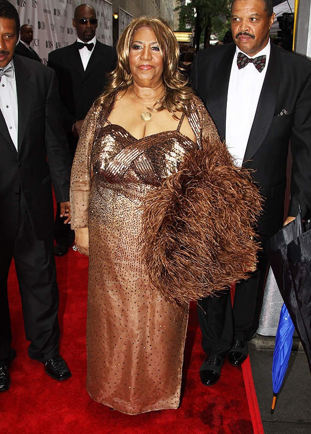 Feathers, Sequins, and Attitude: Aretha Franklin Makes an Entrance