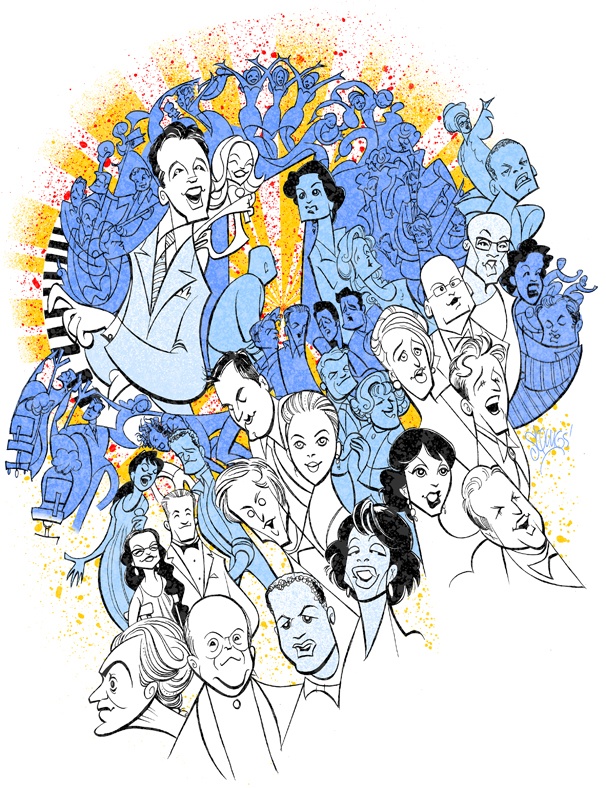 Exclusive: Artist Justin 'Squigs' Robertson Captures All the Excitement of Tony Night