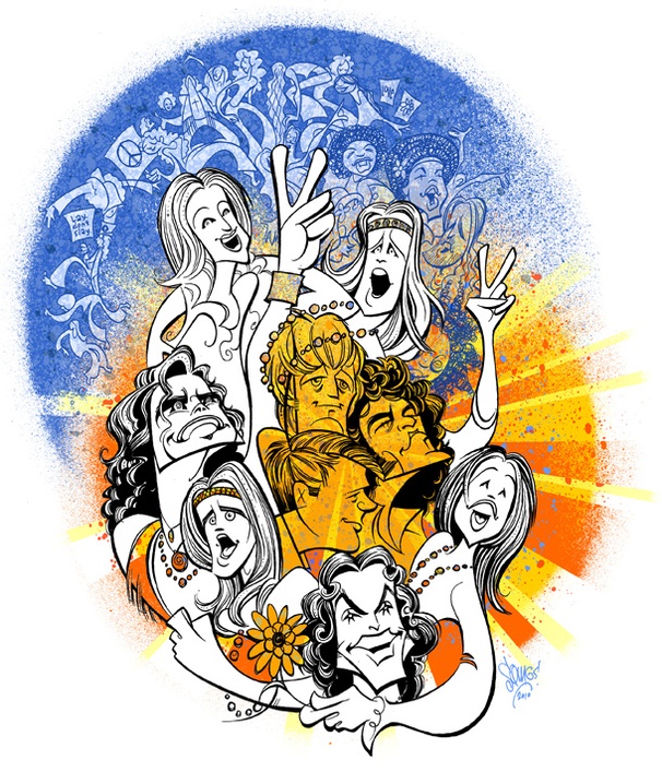 Squigs Salutes the Age of Aquarius as the Sun Sets on Hair