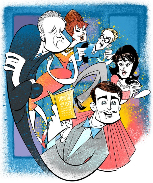 Squigs Salutes Daniel Radcliffe and the Stars of How to Succeed