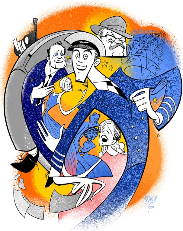 Squigs Goes On the Run to Pen a Portrait of Catch Me If You Can