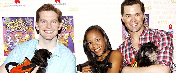 Puppy Love! Aaron Tveit, Andrew Rannells, Bernadette Peters and More Support Broadway Barks
