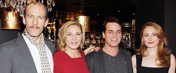 Kim Cattrall, Paul Gross and the Cast of Private Lives Meet the Press
