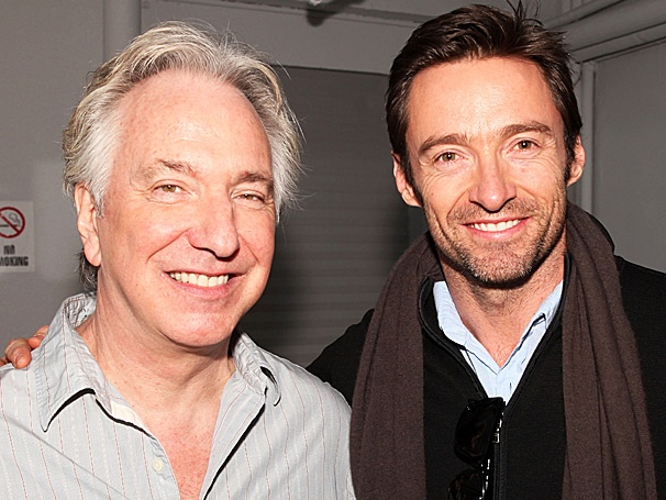 Alan Rickman Teaches Hugh Jackman a Thing or Two at Seminar