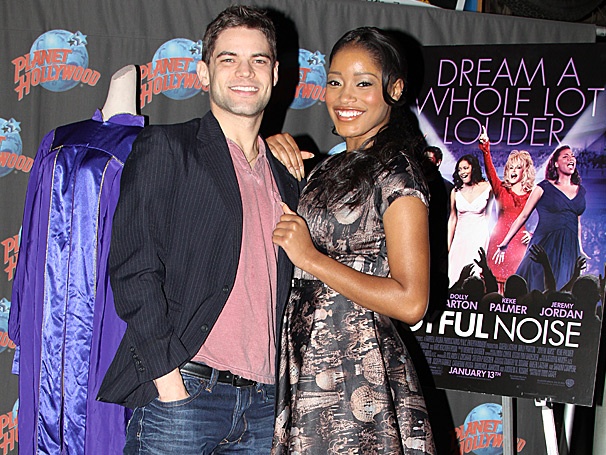 Newsies Star Jeremy Jordan and Keke Palmer Celebrate Joyful Noise at Planet Hollywood