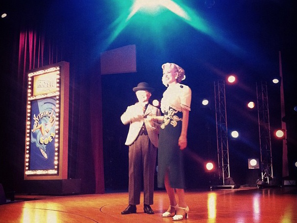 They’re the Top! Anything Goes Stars Sutton Foster and Joel Grey Rehearse for The Rosie Show