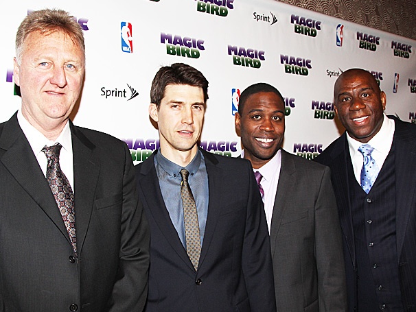 Broadway Buzz: Hoop Dreams Come True! Magic Johnson, Larry Bird and the Cast of Magic/Bird Score Big on Opening Night