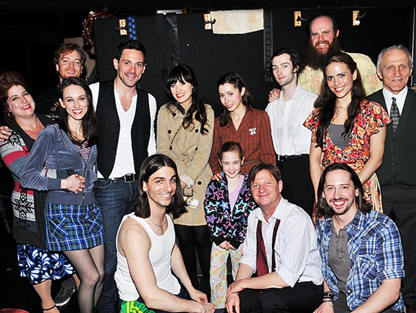 Adorkable Hot Shot! New Girl Star Zooey Deschanel Drops in on Tony-Nominated Musical Once