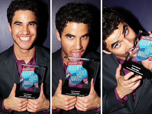Speech! Speech! Darren Criss Thanks Fans After Winning 2012 Broadway.com Audience Choice Award