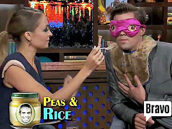 Andrew Rannells Chows Down on Baby Food on Watch What Happens Live!