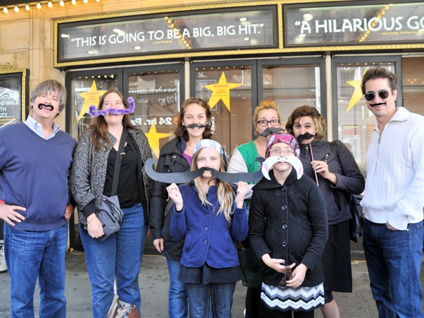 Matthew Saldivar & Dave Barry Celebrate 'Stache Day' at Peter and the Starcatcher