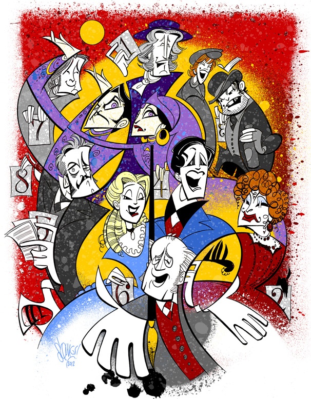 Whodunit?! Squigs Sketches the Sneaky Suspect Line-Up in The Mystery of Edwin Drood