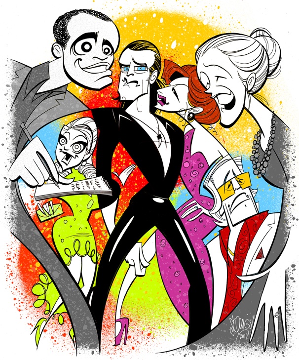 Squigs Goes to Vegas to Capture Cheyenne Jackson and the Colorful Porn Stars of The Performers