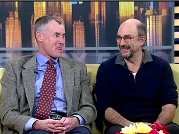 John C. McGinley & Richard Schiff Discuss the Onstage 'Knife Fights' Going Down at Glengarry Glen Ross