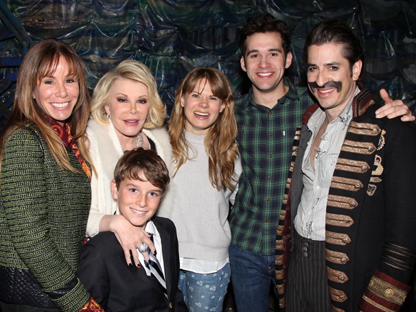 Joan and Melissa Rivers Anchor Down with Stars of Peter and the Starcatcher