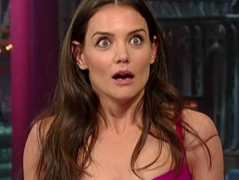 Dead Accounts Star Katie Holmes Relives the Broadway Moment She's Been 'Dreading' on the Late Show